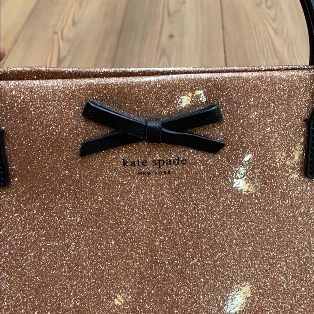 Kate Spade pink sparkly tote.